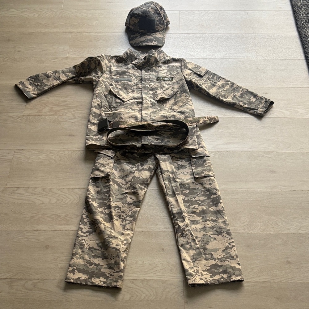 Kids Army Camo Costume Set - Desert Digital Camouflage